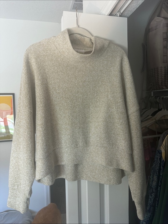 aerie Sweaters - Offline by Aerie Women's Cream Mock Neck Sweater